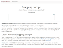 Tablet Screenshot of mappingeurope.com